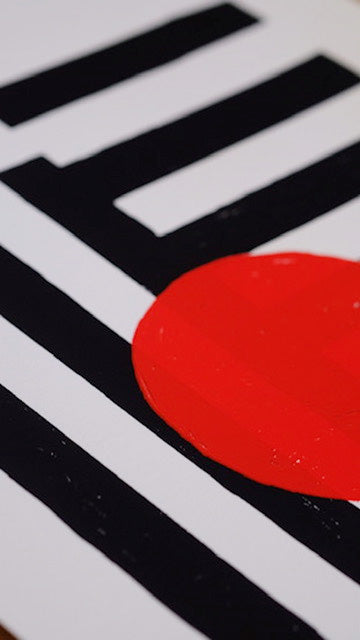 Rayures Noir et rouge