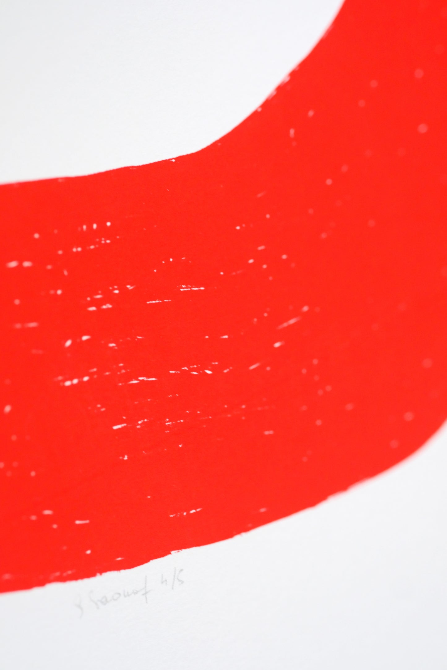 Mains Bleu et rouge