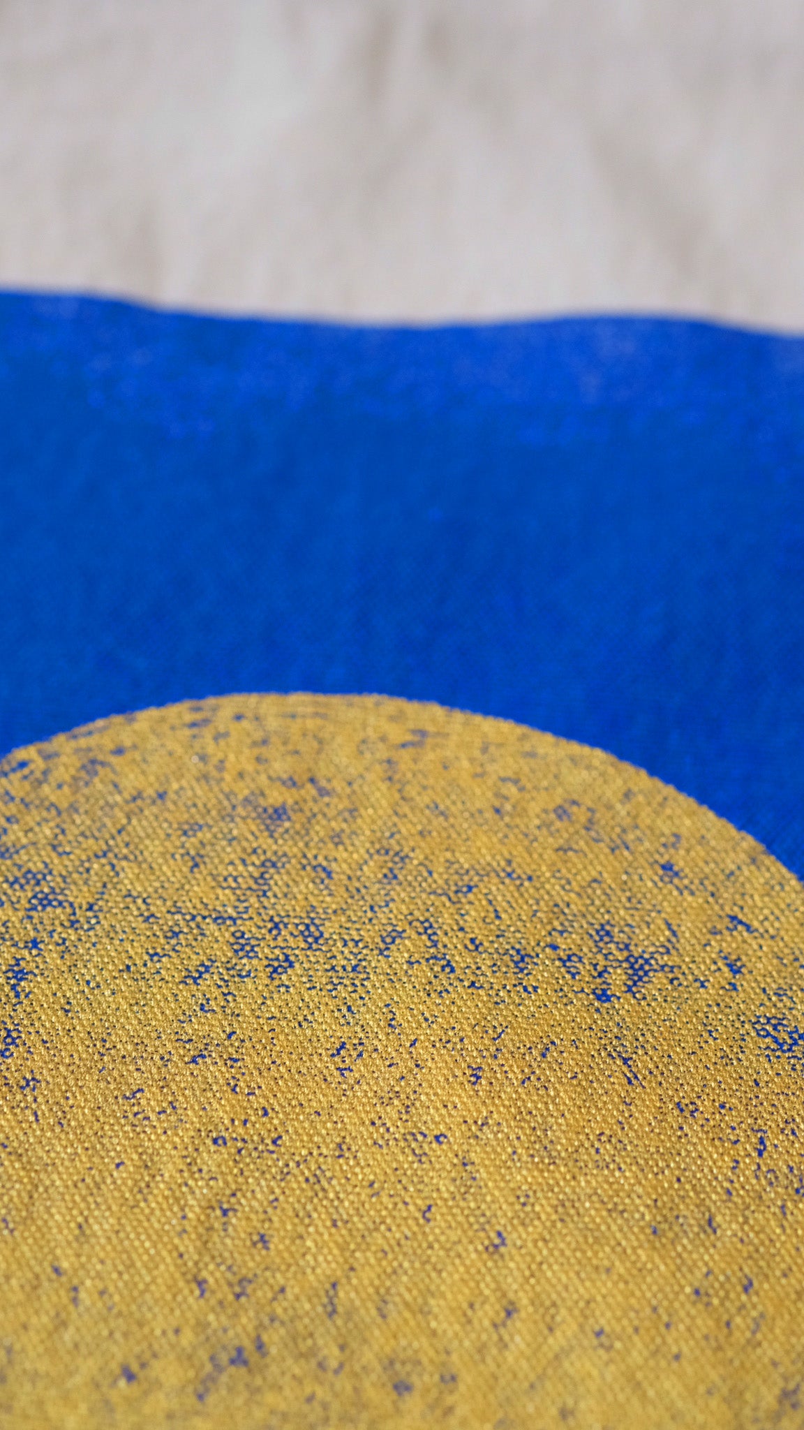 Totebag sérigraphié rond or