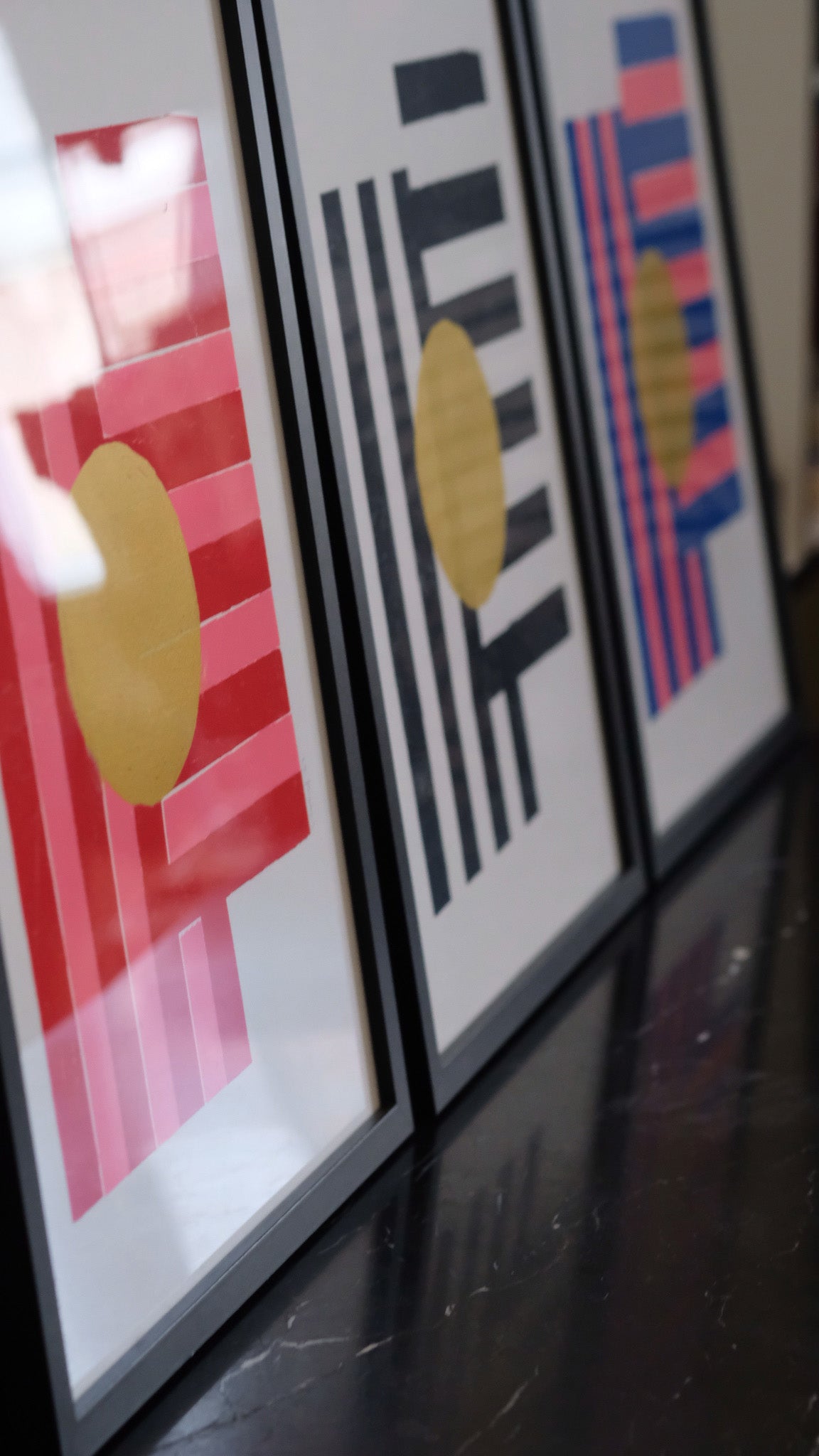 Rayures Rose et rouge