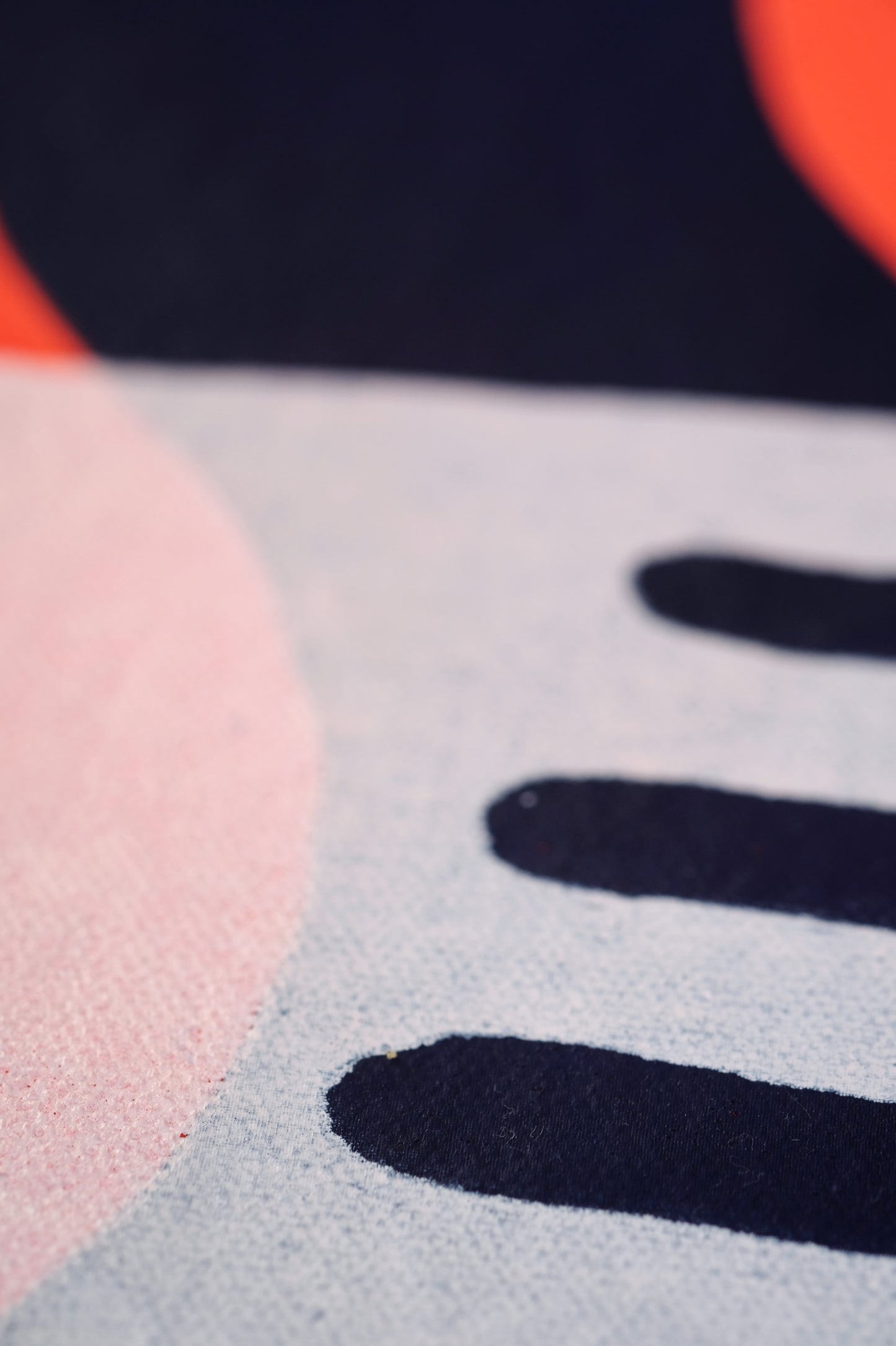 Totebag sérigraphié main blanche